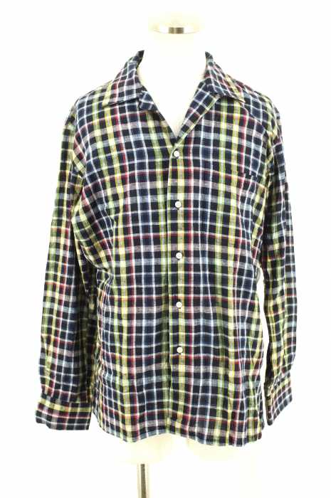 individualized shirts × MOJITO （インディヴィジュアライズドシャツ × モヒート) リネンオープンカラーボタン メンズ トップス