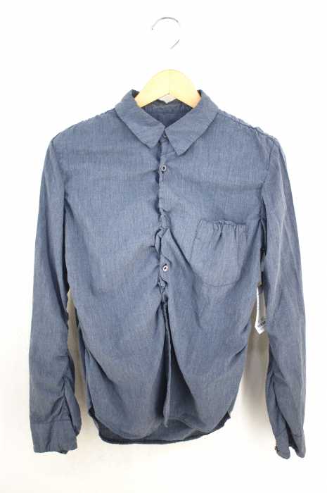 COMME des GARCONS （コムデギャルソン） 10SS ポリエステルギャザーシャツ レディース トップス