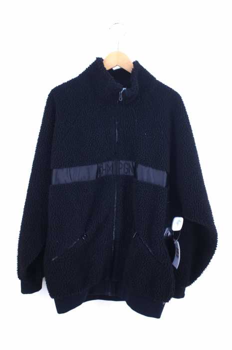 CHMPGN(シャンパン) JKTRACKSUIT SHERPA ロゴ刺繍ボアフリースジャケット メンズ アウター