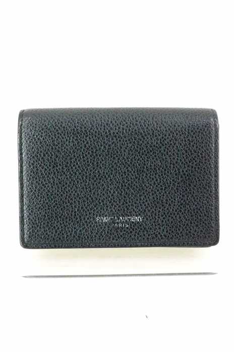 SAINT LAURENT PARIS （サンローランパリ） カーフレザー カードケース メンズ 財布・ケース