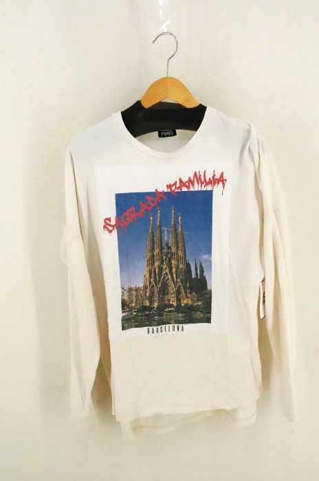 Pameo Pose (パメオポーズ) SAGRADA FAMILIA POSTCARD LONG T-SHIRTS レディース トップス