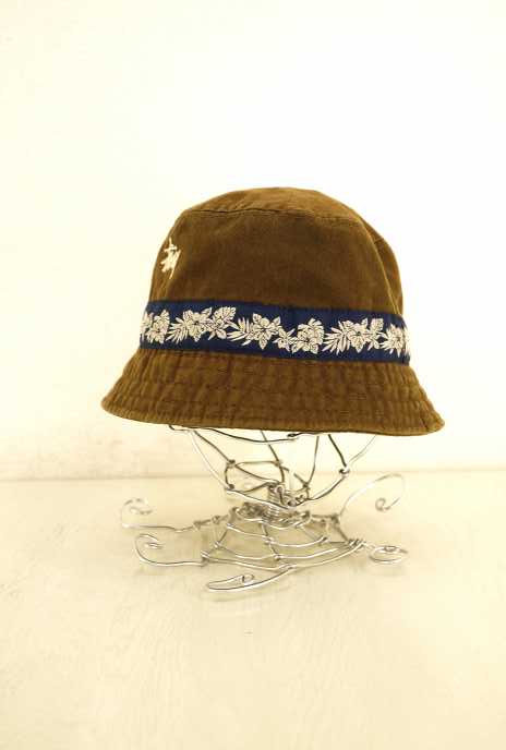Stussy（ステューシー） USA製　90年代 ロゴ刺繍　バケットハット メンズ 帽子