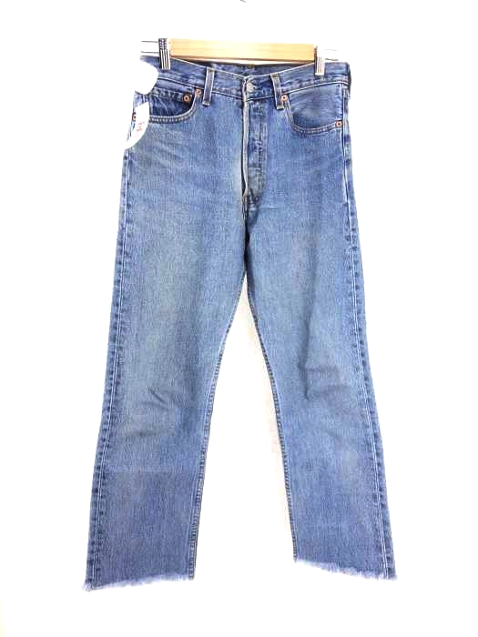 Levis(リーバイス) USA製 501 ボタンフライデニムパンツ カットオフ レディース パンツ