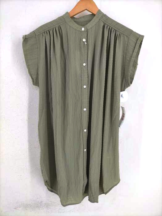 relume JOURNAL STANDARD（レリューム ジャーナルスタンダード） 20SS シアサッカーフレンチスリーブロングブラウス レディース トップス