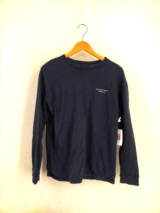 SALVAGE PUBLIC(サルベージパブリック) 袖プリントクルーネックカットソー メンズ トップス