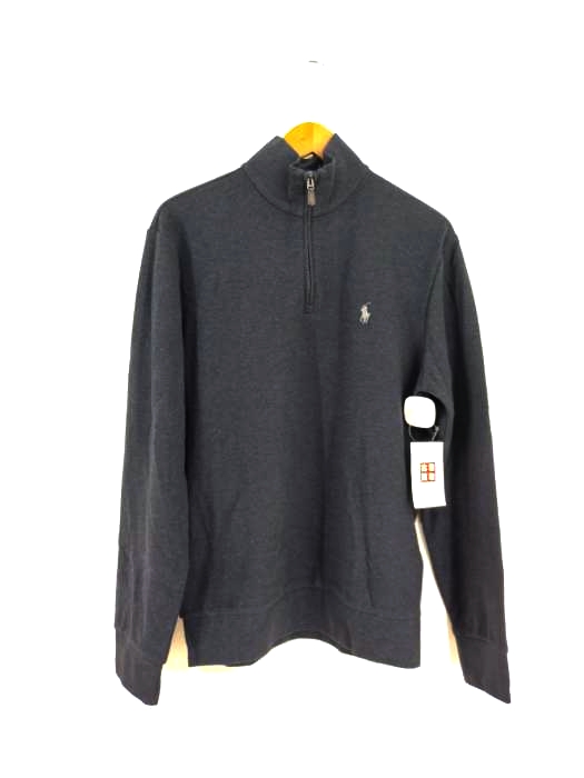 POLO RALPH LAUREN（ポロラルフローレン） ロゴ刺繍 ハイネックハーフジップスウェット メンズ トップス