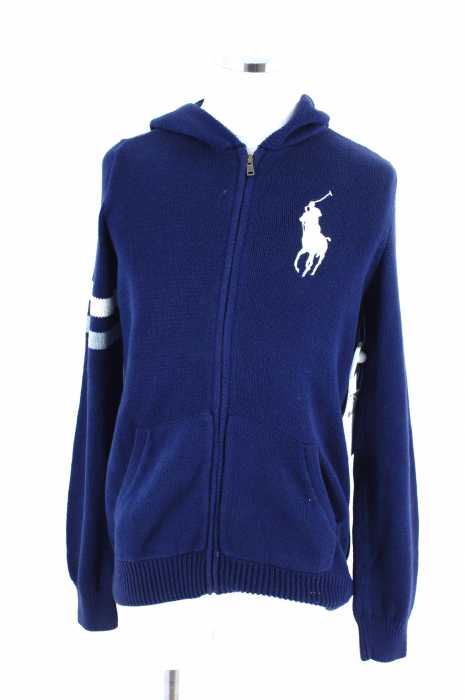 Polo by RALPH LAUREN （ポロバイラルフローレン） ビッグポニーコットンニットジップアップパーカー メンズ トップス