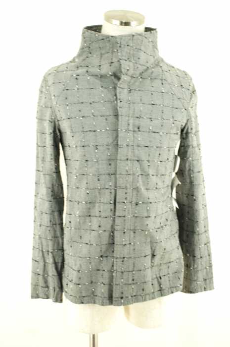 OURET （オーレット） 15SS ファンネルカラーチェック柄シャツ メンズ トップス