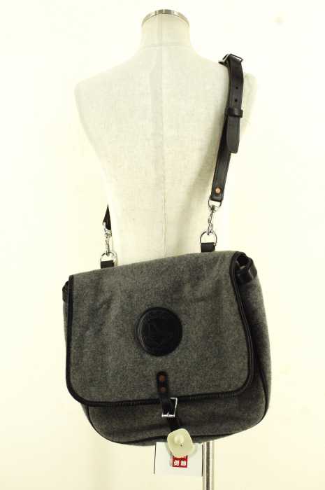 Yuketen (ユケテン) WOOL MAILMAN BAG ウールショルダーバッグ メンズ バッグ
