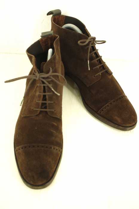 CROCKETT&JONES (クロケットアンドジョーンズ) スエード 6ホール メンズ シューズ