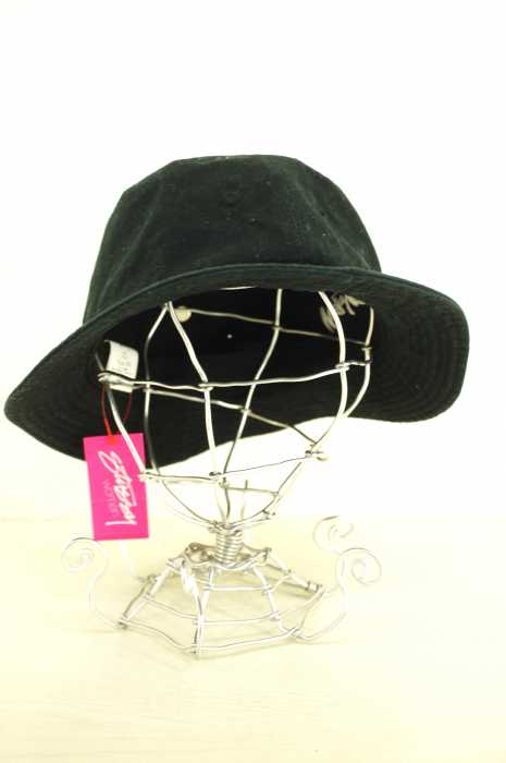 STUSSY （ステューシー） ロゴ刺繍バケットハット レディース 帽子