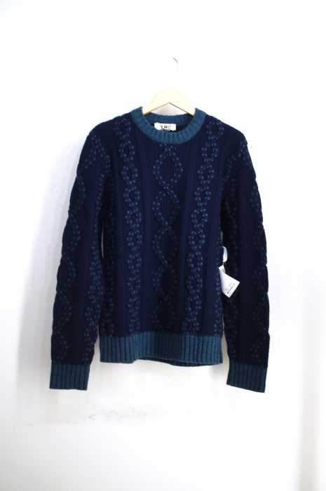 YMC（ワイエムシー） 編み込みニット メンズ トップス