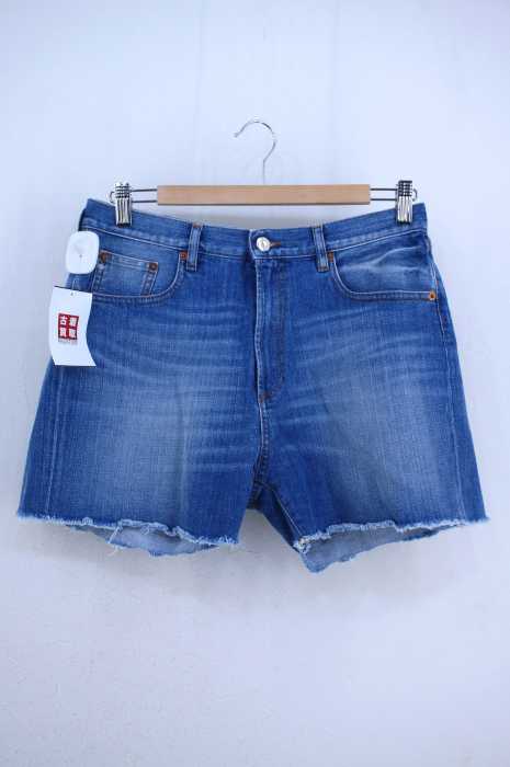MAUROGRIFONI　（マウログリフォーニ） カットオフ加工デニムショートパンツ レディース パンツ
