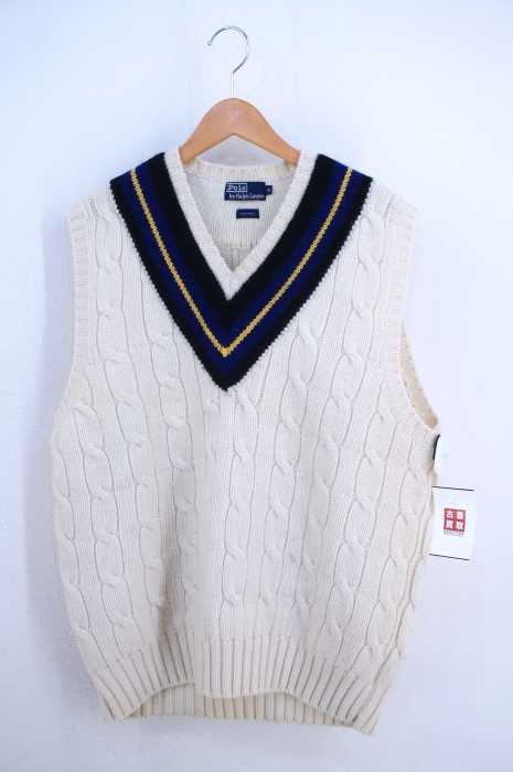 Polo by RALPH LAUREN （ポロバイラルフローレン） ウールチルデンニットベスト メンズ トップス