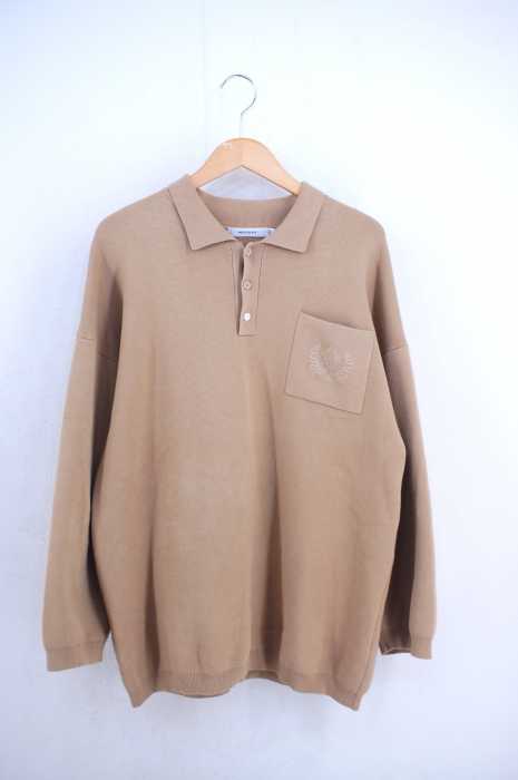 moussy （マウジー） 19ss BIG KNIT POLO レディース トップス
