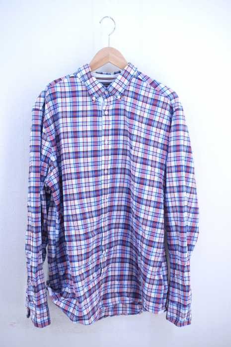 TOMMY HILFIGER （トミーヒルフィガー） マルチカラーチェックレギュラーフィットシャツ メンズ トップス