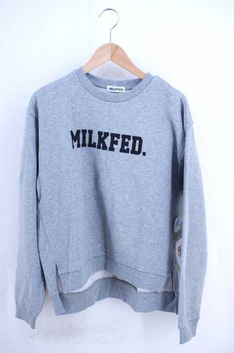 MILKFED. （ミルクフェド） MILITARY BIG SWEAT レディース トップス