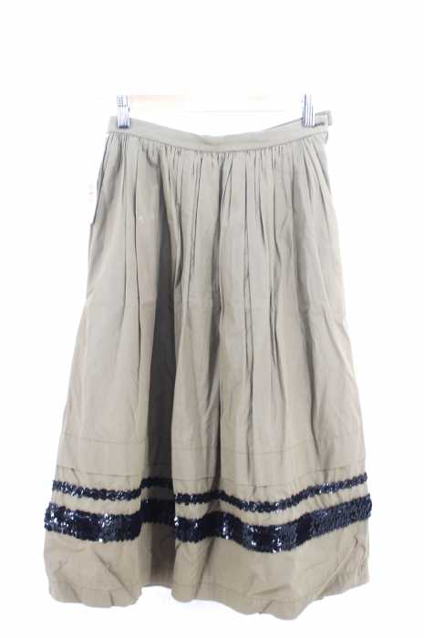 tricot COMME des GARCONS （トリココムデギャルソン） AD2001 スパンコール装飾プリーツスカート レディース スカート