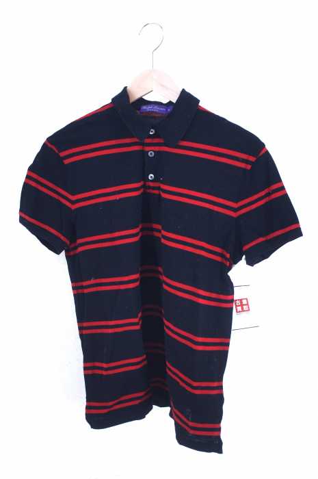 RALPH LAUREN PURPLE LABEL（ラルフローレンパープルレーベル） ボーダーポロシャツ メンズ トップス