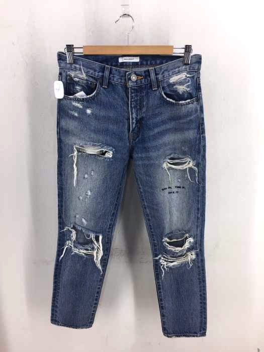 moussy（マウジー） クラッシュ加工 デニム ジーンズパンツ メンズ パンツ