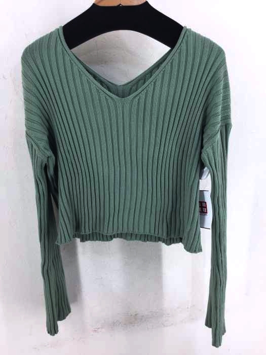 BEAUTY&YOUTH UNITED ARROWS(ビューティーアンドユースユナイテッドアローズ) 20SS 7ゲージリブVネッククロップドニットプルオーバー レディース トップス