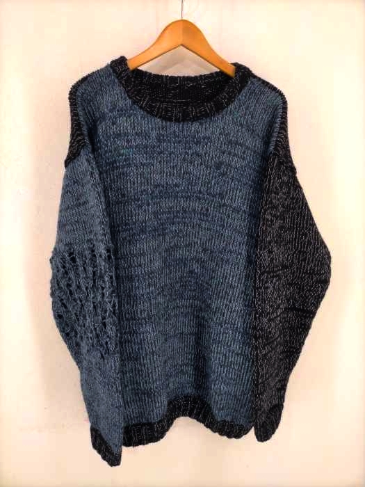 bodysong.（ボディソング） 19AW バイカラーニット FORCED メンズ トップス