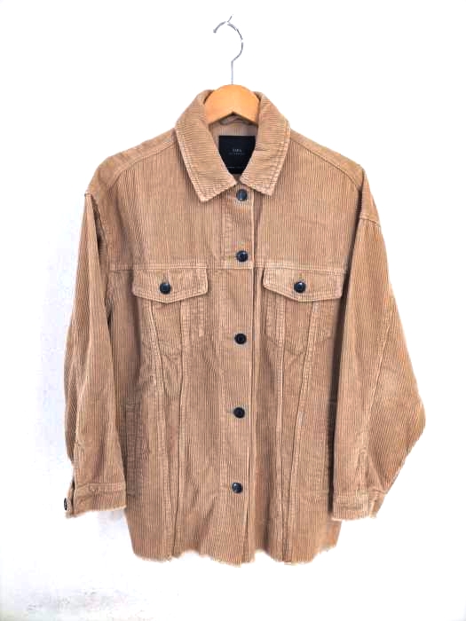 ZARA OUTERWEAR（ザラアウターウェア） カットオフデザイン コーデュロイジャケット レディース アウター