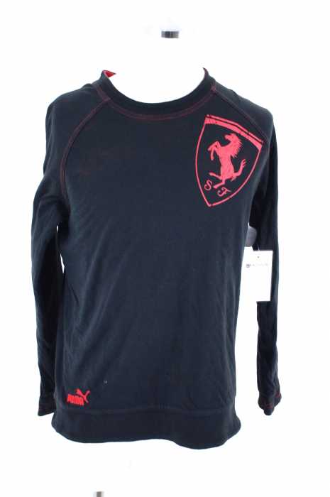 PUMA×Ferrari （プーマフェラーリ） プリントロングTシャツ メンズ トップス