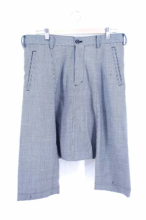 BLACK COMME des GARCONS （ブラックコムデギャルソン） AD2010 千鳥格子柄サルエルパンツ メンズ パンツ