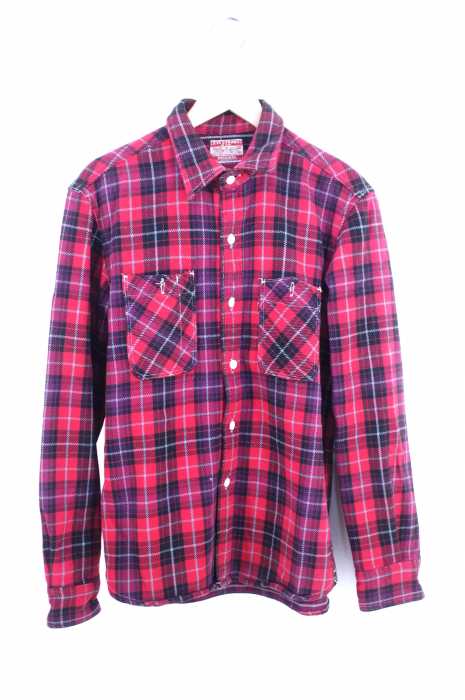 Levi's （リーバイス） ガチャポケ チェック柄ヘビーコットンネルシャツ メンズ トップス