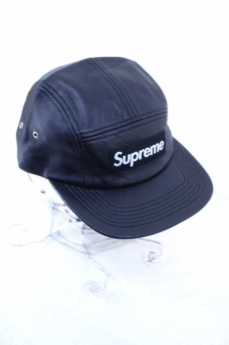 Supreme （シュプリーム） Leather Camp Cap メンズ 帽子