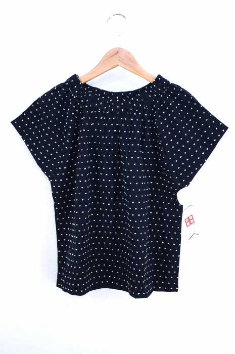 KATE SPADE SATURDAY（ケイトスペード サタデー） ドット刺繍ノースリーブブラウス レディース トップス