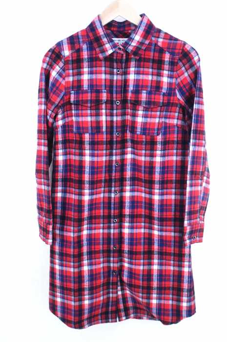 UNITED ARROWS green label relaxing （ユナイテッドアローズグリーンレーベルリラクシング） チェックフランネルシャツワンピース レディース ワンピース