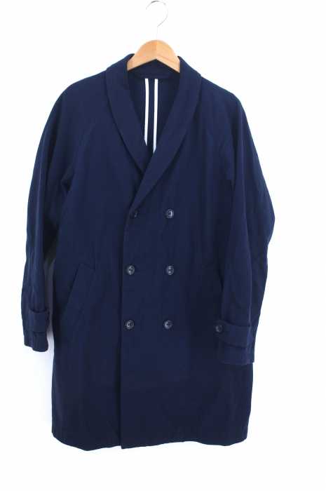UNIVERSAL PRODUCTS （ユニバーサルプロダクツ） Soutien Coller Coat ダブルブレストコットンコート メンズ アウター