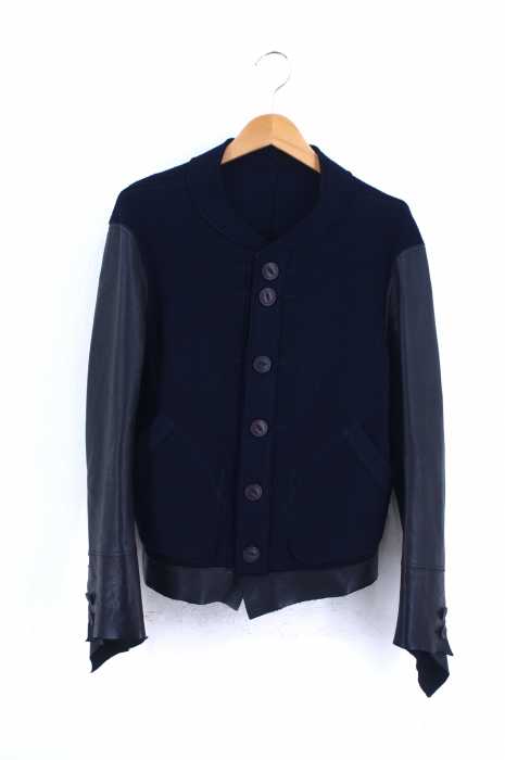 TAKAHIRO MIYASHITA The SoloIst. （タカヒロミヤシタザソロイスト） 袖レザーウールベースボールジャケット baseball jacket メンズ アウター