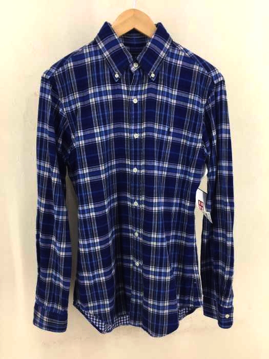 RALPH LAUREN（ラルフローレン） SLIM FIT 胸刺繍チェックネルシャツ BDシャツ メンズ トップス
