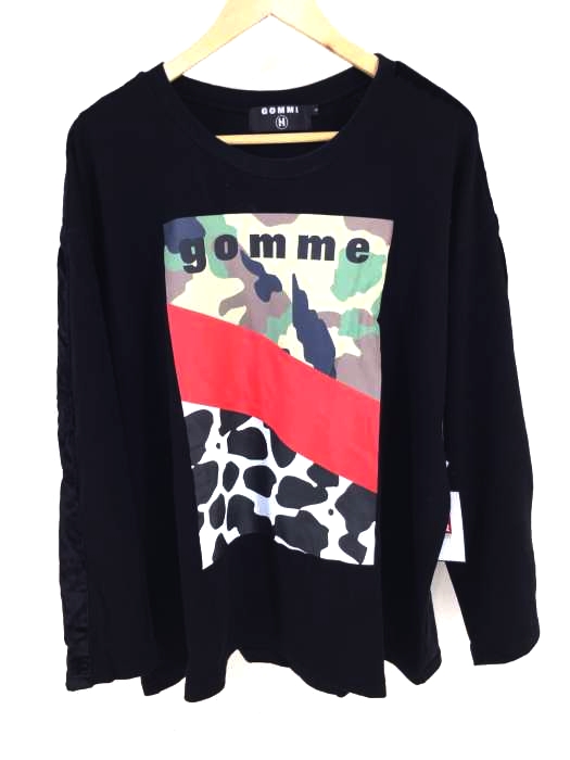 GOMME HOMME（ゴムオム） プリントクルーネックカットソー メンズ トップス