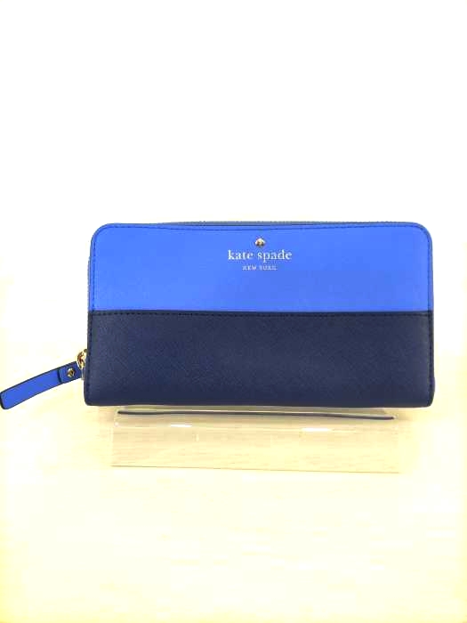 Kate spade（ケイトスペード） バイカラー ラウンドジップ長財布 レディース 財布・ケース