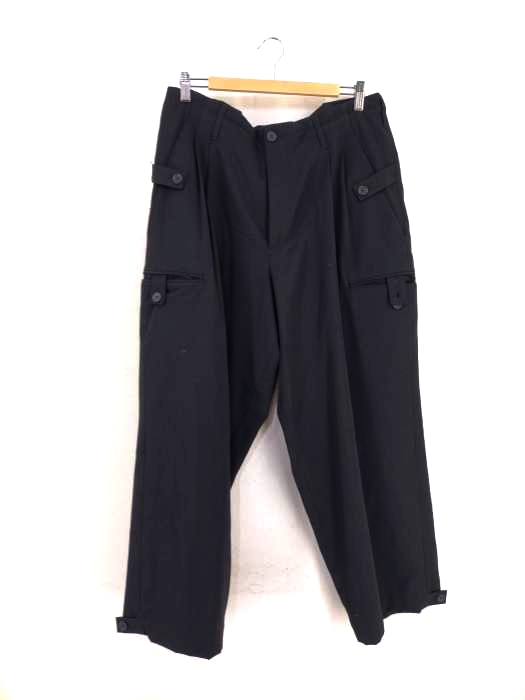 Yohji Yamamoto POUR HOMME（ヨウジヤマモトプールオム） 20AW 100番台ウールギャバジン使用 GABARDINE TAB PANTS メンズ パンツ