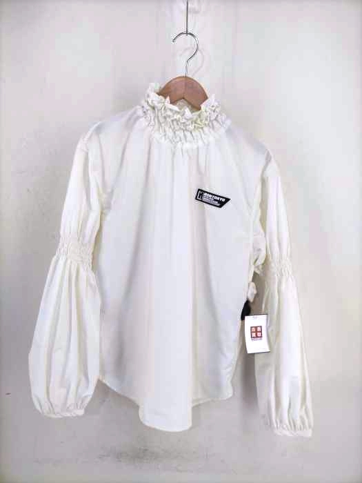 NON TOKYO（ノン トーキョー） 21AW GATHER HIGHNECK PULLOVER SHIRT レディース トップス