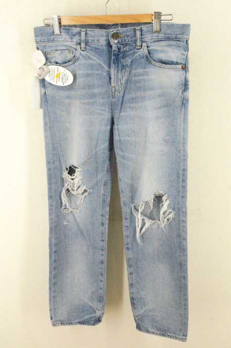 R.H. vintage　 （ロンハーマンヴィンテージ） 加工クラッシュデニムパンツ レディース パンツ
