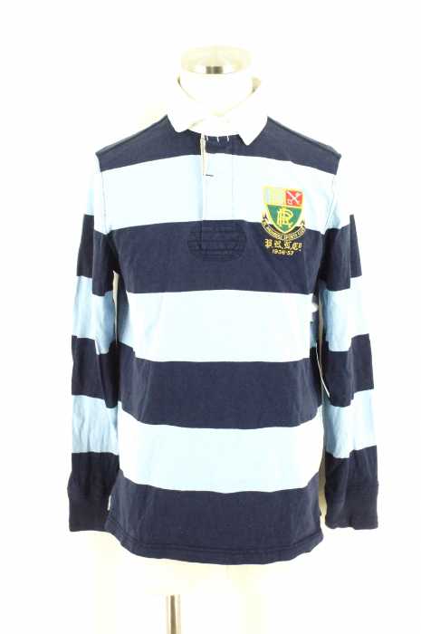 Polo by RALPH LAUREN （ポロバイラルフローレン） ボーダー柄ラグビーシャツ メンズ トップス