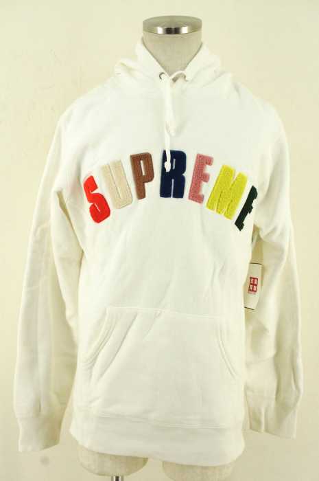 Supreme （シュプリーム） Chenille Arc Logo Hooded Sweatshirt メンズ トップス