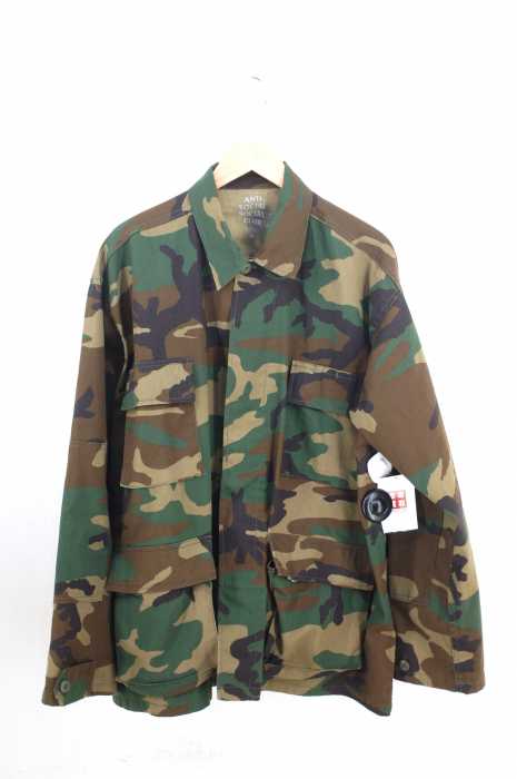 ANTI SOCIAL SOCIAL CLUB （アンチソーシャルソーシャルクラブ） 17SS バックプリント カモ柄ミリタリージャケット メンズ アウター