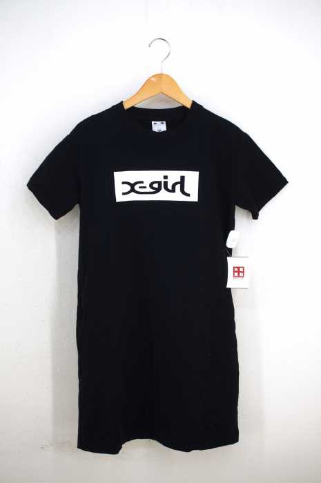 X-girl (エックスガール) 募集 クールネックTシャツ レディース トップス