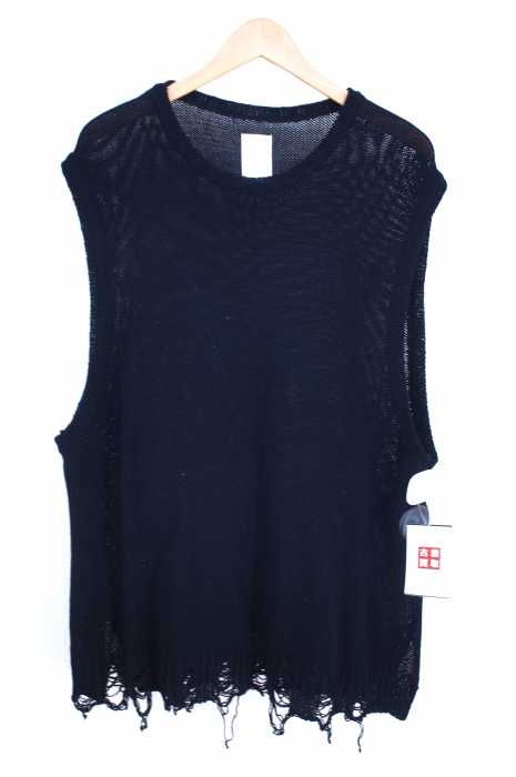 Name. （ネーム） 18SS DAMAGED KNIT VEST メンズ トップス
