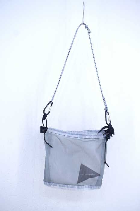 and wander(アンドワンダー) 超軽量 防水 cuben fiber sacoche キューベンファイバーサコッシュ メンズ バッグ