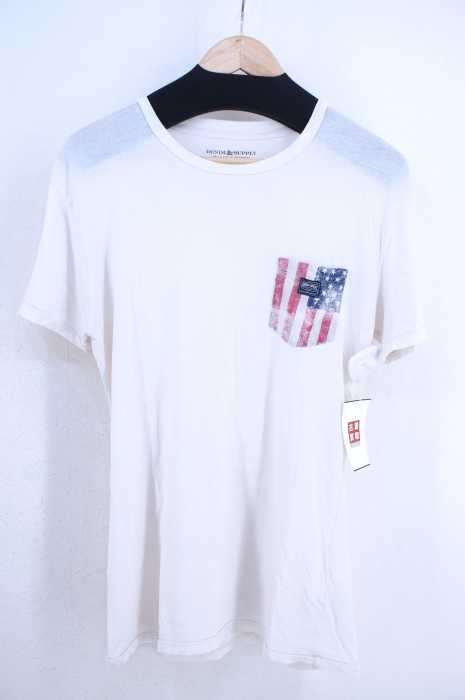 DENIM&SUPPLY RALPH RAUREN（デニムアンドサプライラルフローレン） 星条旗ポケットTシャツ メンズ トップス