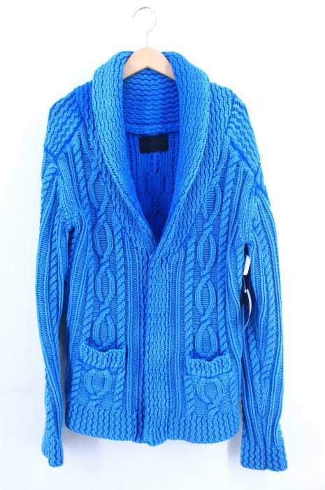 jun hashimoto（ジュンハシモト） SANDBLAST SHAWL COLLAR CARDIGAN サンドブラストショールカラーカーディガン メンズ トップス