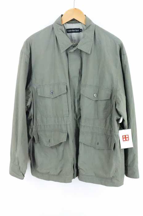 CALVIN KLEIN SPORT（） 90S ジップアップミリタリージャケット メンズ アウター